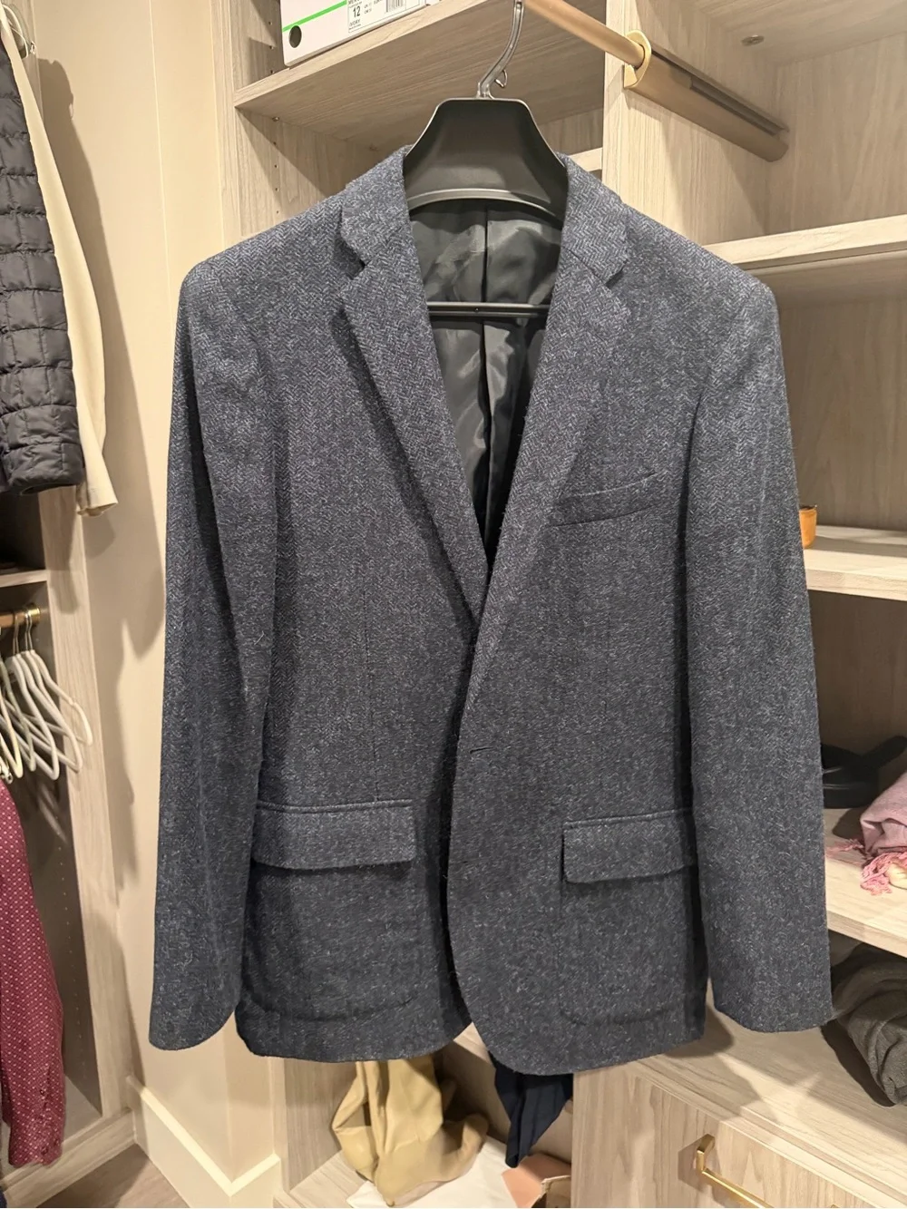 J. Crew Navy Heather Sport Coat